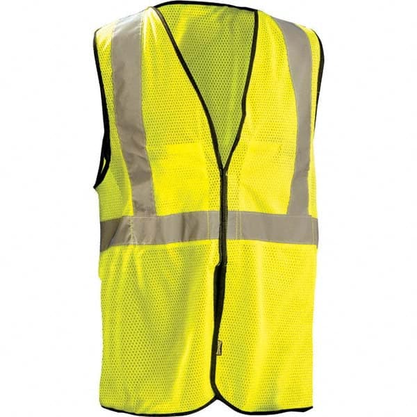 OccuNomix - Size 2X/3XL Hi-Vis Yellow Mesh Breakaway High Visibility Vest - All Tool & Supply