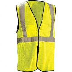 OccuNomix - Size L/XL Hi-Vis Yellow Mesh Breakaway High Visibility Vest - All Tool & Supply