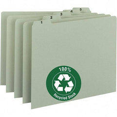 SMEAD - 8-1/2 x 11" 31 Tabs, Unpunched, Preprinted Divider - Green - All Tool & Supply