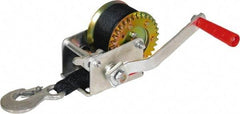 Buyers Products - 800 Lb Capacity, 26' Cable Length, Automotive Hand Winch with Single Gear - All Tool & Supply