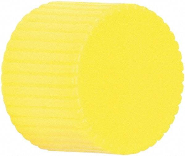 Schneider Electric - Pushbutton Switch Cap - Yellow, Round Button, Illuminated - All Tool & Supply