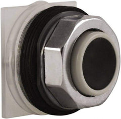 Schneider Electric - 30mm Mount Hole, Extended Straight, Pushbutton Switch Only - Black Pushbutton, Momentary (MO) - All Tool & Supply