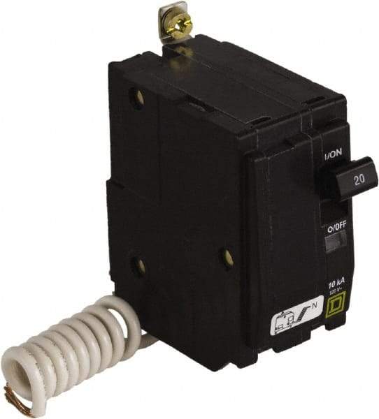 Square D - 20 Amp, 120 VAC, 2 Pole, Bolt On Miniature Circuit Breaker - 14-8 AWG - All Tool & Supply