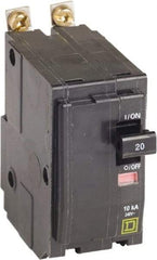 Square D - 20 Amp, 240 VAC, 2 Pole, Bolt On Miniature Circuit Breaker - 14-8 AWG - All Tool & Supply