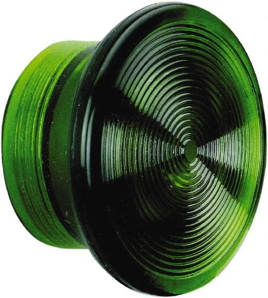 Schneider Electric - Extended Mushroom Head Pushbutton Switch 1-3/8" Knob - Green, Round Button, Illuminated - All Tool & Supply