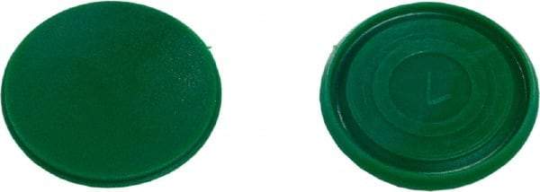 Schneider Electric - Pushbutton Switch Color Insert - Green, Round Button, Nonilluminated - All Tool & Supply