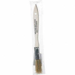 Rubberset - 1/2" Flat Hog Chip Brush - Wood Beavertail Handle - All Tool & Supply