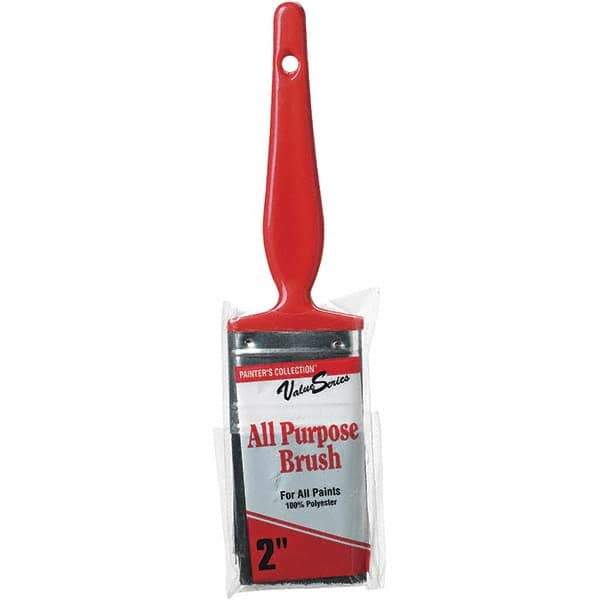 Rubberset - 2" Flat Synthetic Trim Brush - Plastic Thin Kaiser Handle - All Tool & Supply