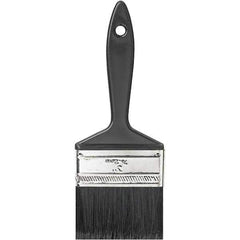 Rubberset - 3" Flat Synthetic Trim Brush - Plastic Thin Beavertail Handle - All Tool & Supply