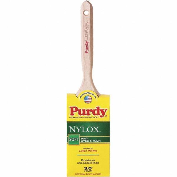 Purdy - 3" Flat Synthetic Trim Brush - Wood Fluted Handle - All Tool & Supply