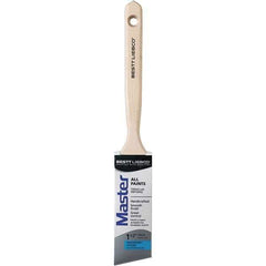 Bestt-Liebco - 1-1/2" Angled Nylon/Polyester Sash Brush - Wood Long Sash Handle - All Tool & Supply