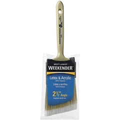 Bestt-Liebco - 2-1/2" Angled Synthetic Sash Brush - Wood Short Handle - All Tool & Supply