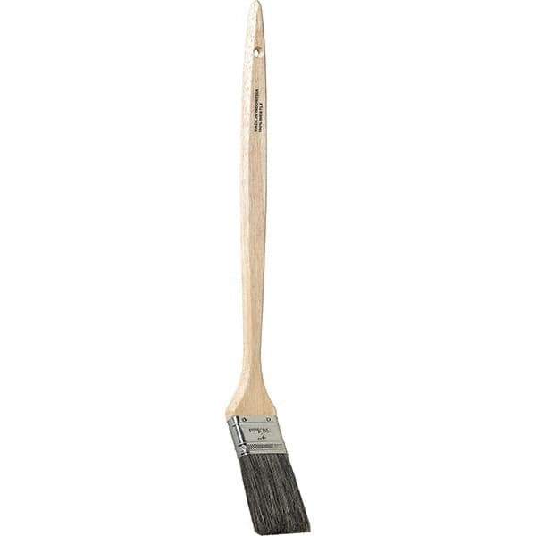 Bestt-Liebco - 16" Angled Hog Bent Radiator Brush - Wood Bent Radiator Handle - All Tool & Supply