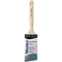 Bestt-Liebco - 2-1/2" Angled Nylon/Polyester Sash Brush - Wood Long Sash Handle - All Tool & Supply