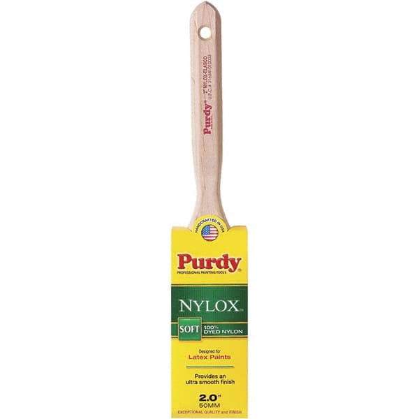 Purdy - 2" Flat Synthetic Trim Brush - Wood Fluted Handle - All Tool & Supply