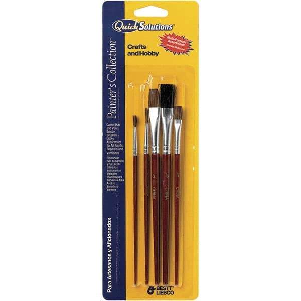 Bestt-Liebco - 1/2" Bristle & Sable Artist's Paint Brush - All Tool & Supply