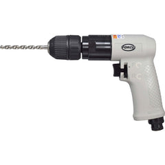 Keyless Chuck Reversible Pistol Grip Drill