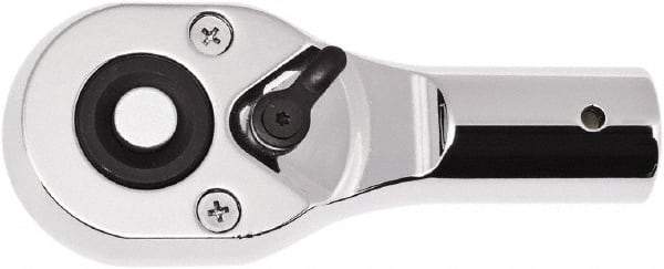 GearWrench - 3/4" Drive Pear Head Ratchet - Full Polish Chrome Finish, 8" OAL, 24 Gear Teeth, Standard Head - All Tool & Supply