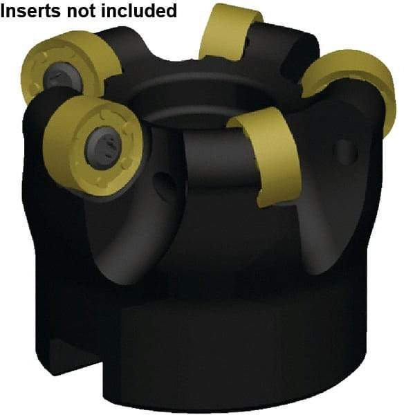 Kennametal - 47mm Cut Diam, 3.96mm Max Depth, 22mm Arbor Hole, 6 Inserts, RNGJ1605M0____ Insert Style, Indexable Copy Face Mill - RODEKA 16 Cutter Style, 22,700 Max RPM, 50mm High, Through Coolant, Series Rodeka - All Tool & Supply