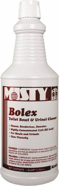 Misty - 32 oz Bottle Liquid Toilet Bowl Cleaner - Wintergreen Scent, Nonacidic, Toilets - All Tool & Supply