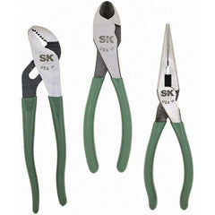 SK - Plier Sets - 3PC 8"LN 10"T/G 8"HD PUMP PLIER SET - All Tool & Supply