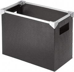 Pendaflex - Black & Silver Portable Storage Box - Poly - All Tool & Supply