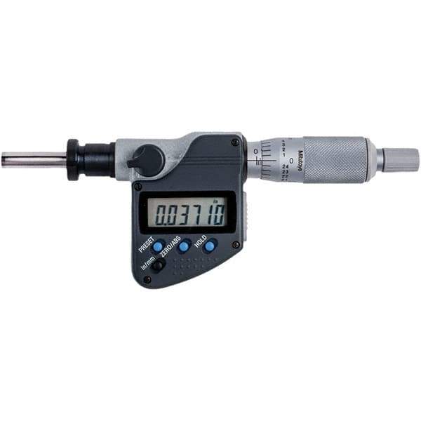 Mitutoyo - Electronic Micrometer Heads Minimum Measurement (Inch): 0 Minimum Measurement (mm): 0.00 - All Tool & Supply