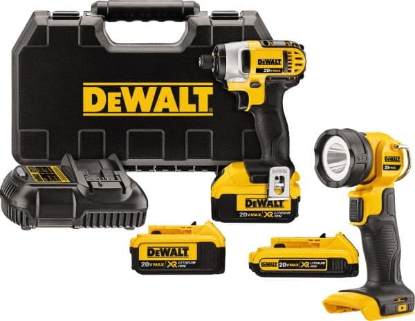 DeWALT - 20 Volt Cordless Tool Combination Kit - All Tool & Supply