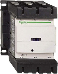 Schneider Electric - 3 Pole, 120 Coil VAC at 50/60 Hz, 115 Amp at 440 VAC, Nonreversible IEC Contactor - Bureau Veritas, CCC, CSA, CSA C22.2 No. 14, DNV, EN/IEC 60947-4-1, EN/IEC 60947-5-1, GL, GOST, LROS, RINA, RoHS Compliant, UL 508, UL Listed - All Tool & Supply