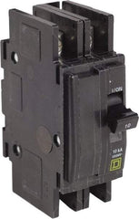 Square D - 10 Amp, 240 VAC, 2 Pole, Panel Mount Miniature Circuit Breaker - 14-2 AWG - All Tool & Supply