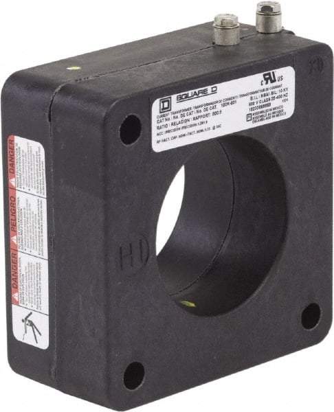 Square D - 800 Amp AC Input, 5 Amp AC Output, Panel Meter Donut Current Transformer - Screw Terminal - All Tool & Supply