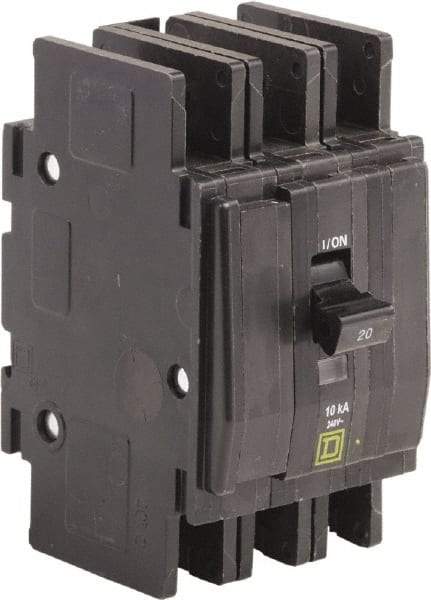 Square D - 20 Amp, 240 VAC, 3 Pole, Panel Mount Miniature Circuit Breaker - All Tool & Supply