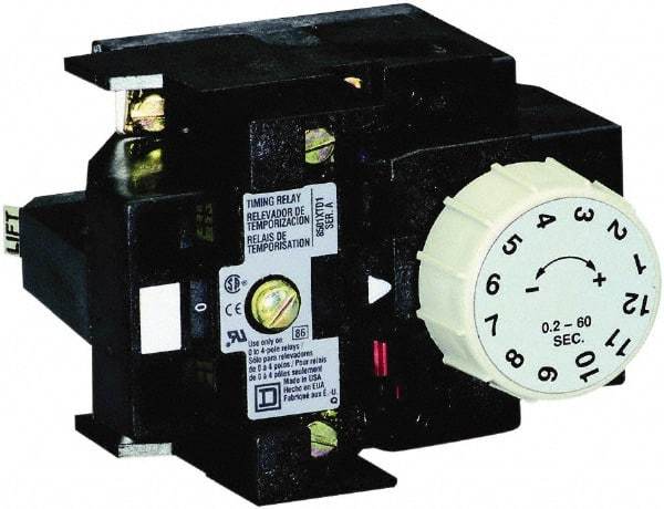 Square D - 8 Inch Long x 5 Inch Wide x 4 Inch High, NEMA Relay Timer Module Attachment - For Use With Pneumatic Timer Relay - All Tool & Supply