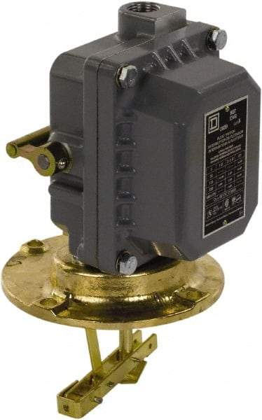 Square D - 4 NEMA Rated, DPST, Float Switch Pressure and Level Switch - 575 VAC, Line-Load-Load-Line Terminal - All Tool & Supply