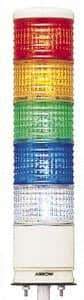 Schneider Electric - LED Lamp, Blue, Clear, Green, Orange, Red, Flashing and Steady, Preassembled Stackable Tower Light Module Unit - 24 VDC, 500 Milliamp, IP54 Ingress Rating, Base Mount - All Tool & Supply