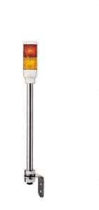 Schneider Electric - LED Lamp, Orange, Red, Steady, Preassembled Stackable Tower Light Module Unit - 24 VAC/VDC, 50 Milliamp, IP23, IP54 Ingress Rating, Pipe Mount - All Tool & Supply