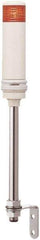 Schneider Electric - Red LED Flashing & Steady Stackable Tower Light with Buzzer - 70 to 85 dB, Pipe Mount, IP23, IP54, 24V, 14 to 122°F - All Tool & Supply