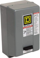 Square D - 220 Coil VAC at 50 Hz, 240 Coil VAC at 60 Hz, 27 Amp, NEMA Size 1, Nonreversible Enclosed Enclosure NEMA Motor Starter - 3 hp at 1 Phase, 1 Enclosure Rating - All Tool & Supply