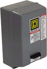 Square D - 600 Coil VAC, 27 Amp, NEMA Size 1, Enclosed Enclosure NEMA Motor Starter - 1 Phase hp: 7 1/2 at 200 Volt, 7 1/2 at 230 Volt, 3 Phase hp: 10 at 460 Volt, 10 at 575 Volt, 1 Enclosure Rating - All Tool & Supply