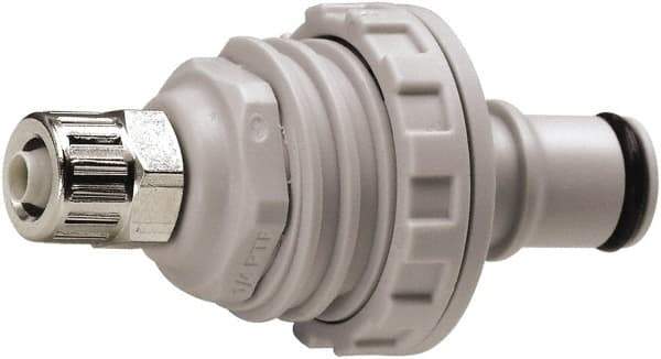 CPC Colder Products - 1/4" Nominal Flow, Male, Nonspill Quick Disconnect Coupling - 120 Max psi, 32 to 160°F, Polypropylene Coupling - All Tool & Supply