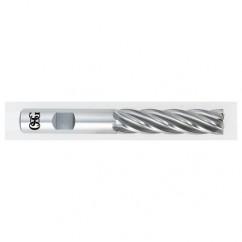 2 Dia. x 7-3/4 Overall Length 4-Flute Square End HSS-CO SE End Mill-Round Shank-Non-Center Cutting-Uncoated - All Tool & Supply