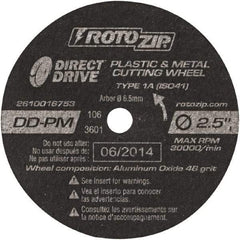 Rotozip - Rotary Cut-Off Wheel - All Tool & Supply