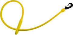 The Perfect Bungee - Fixed Loop End Bungee Cord with Molded Nylon Hook End - 30" OAL, Yellow - All Tool & Supply