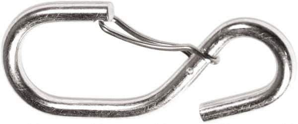 The Perfect Bungee - Gated Hook with Galvanized Gated Hook - 3" OAL, Gray - All Tool & Supply