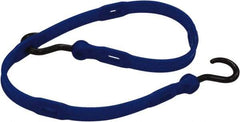 The Perfect Bungee - Adjustable Bungee Strap with Molded Nylon Hook End - 36" OAL, Blue - All Tool & Supply