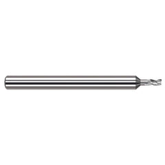 Harvey Tool - 1.4mm, 0.082" LOC, 1/8" Shank Diam, 2-1/2" OAL, 3 Flute Solid Carbide Square End Mill - Exact Industrial Supply