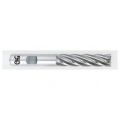 5/16 Dia. x 3-1/8 Overall Length 4-Flute Square End HSS-CO SE End Mill-Round Shank-Center Cutting-Uncoated - All Tool & Supply