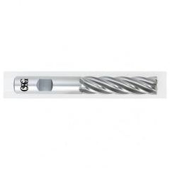 1 Dia. x 6-1/2 Overall Length 4-Flute Square End HSS-CO SE End Mill-Round Shank-Center Cutting-Uncoated - All Tool & Supply