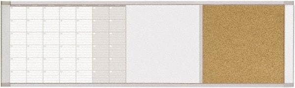 MasterVision - 18" High x 48" Wide Combination, Bulletin/Magnetic Dry Erase - Steel - All Tool & Supply