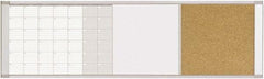 MasterVision - 18" High x 48" Wide Combination, Bulletin/Magnetic Dry Erase - Steel - All Tool & Supply